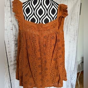 Lucky brand eyelet tank